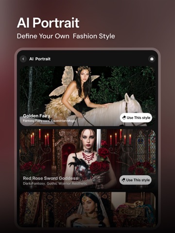 Wansnap - AI Photo Generator iPad screenshot
