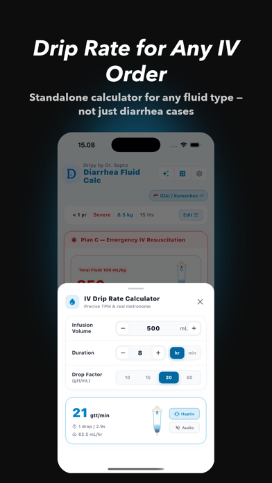Dripy: Pediatric IV Fluid Screenshot 5 of 8