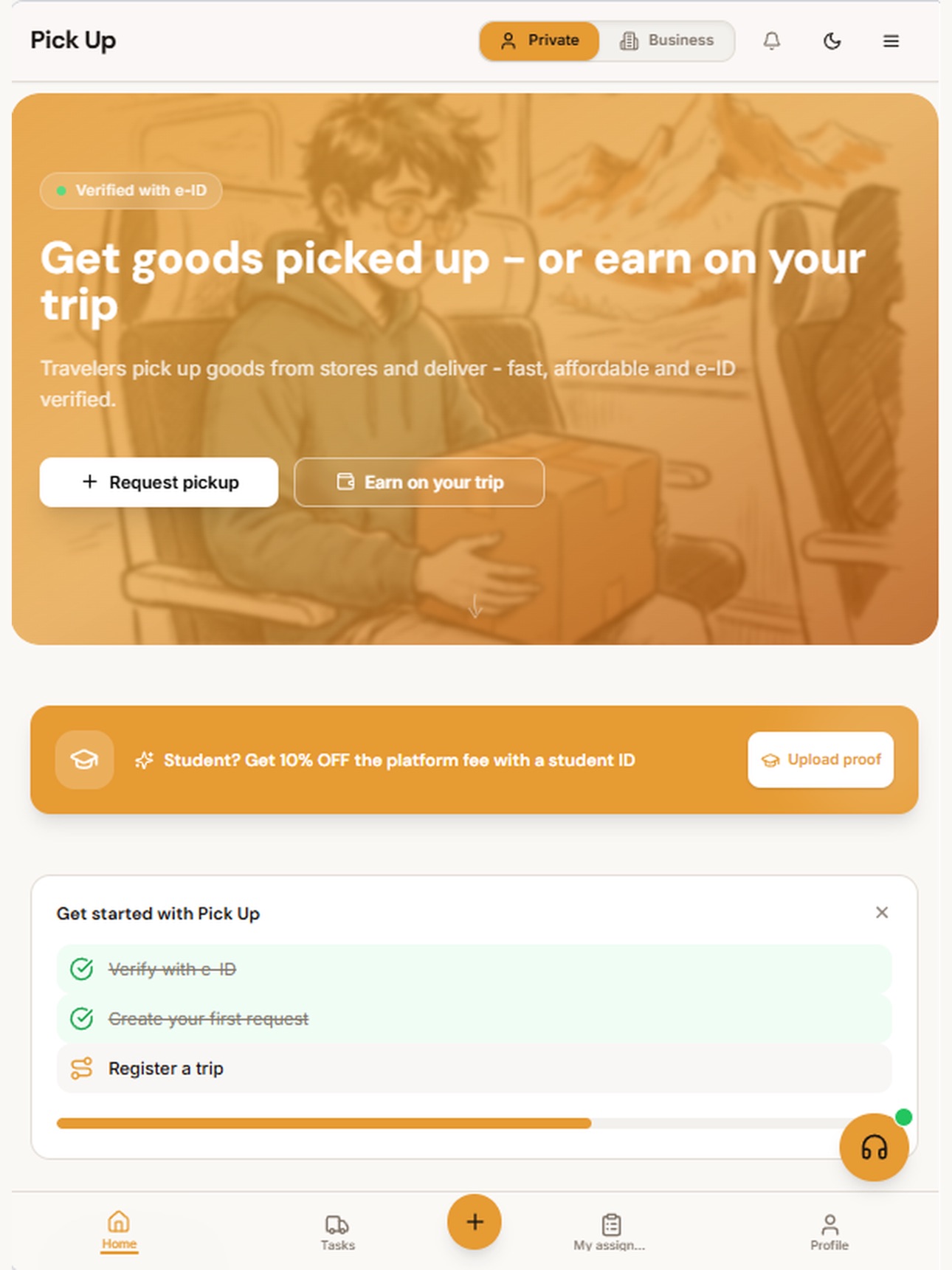 Screenshot 12 of Pick Up - Delivery made easy!