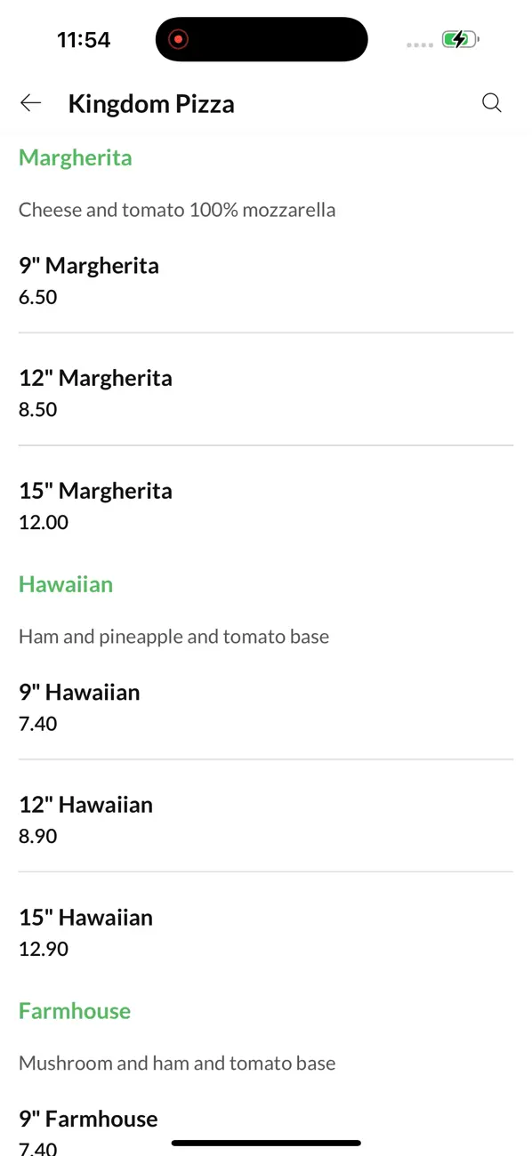 Screenshot #3 pour Kingdom Kebab And Pizza House.