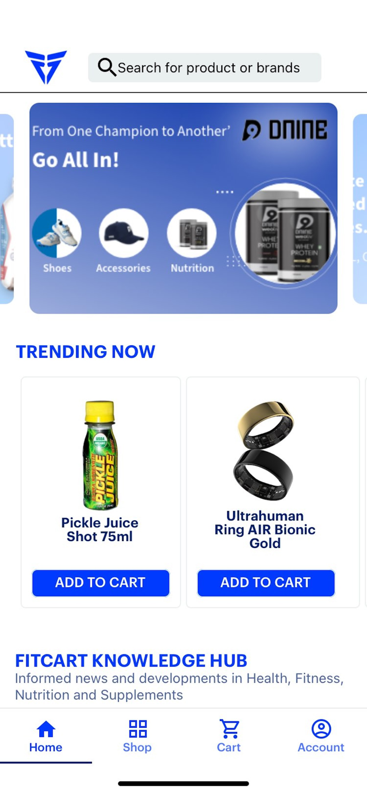 Fitcart screenshot 2