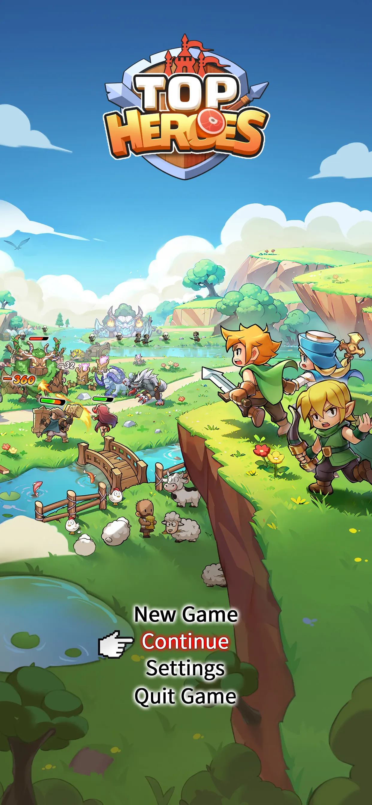 Top Heroes: Kingdom Saga screenshot 1