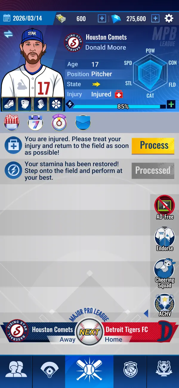 Baseball Rising Star iOS Mod IPA