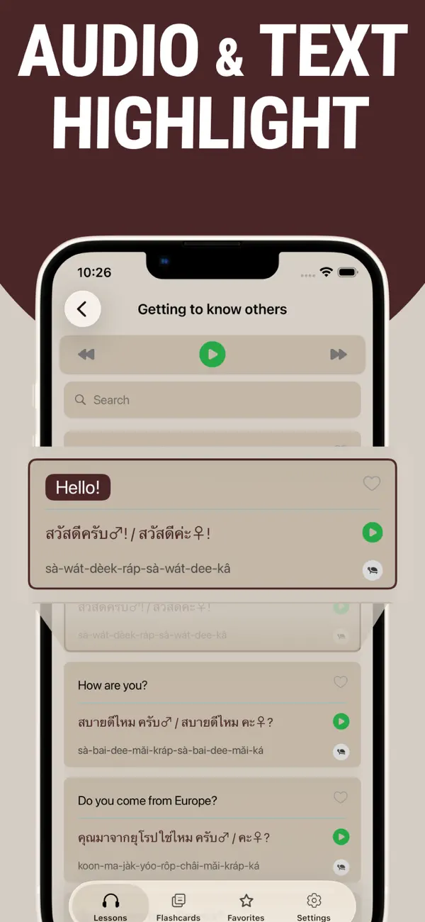 Screenshot #2 pour Learn Thai - Lentil