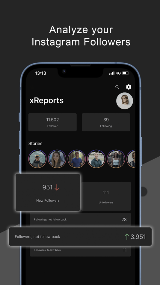 #1. Postegro Tracker for Instagram (iOS) Podle: Faruk Hamza Kurt