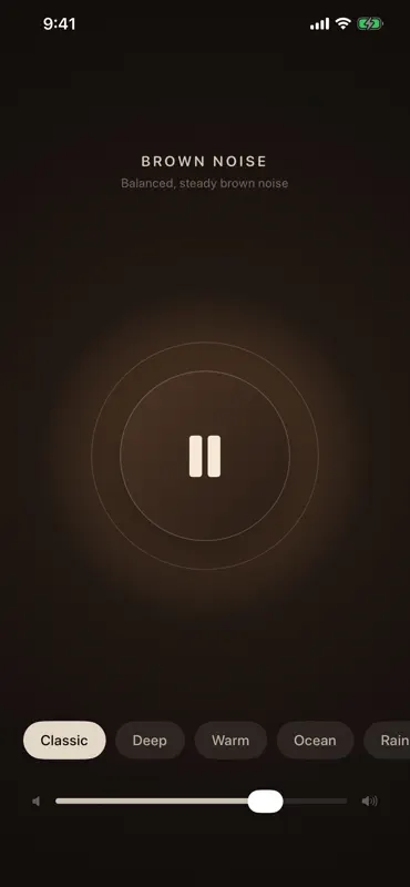 Brown Noise Player screenshot 2 of 4