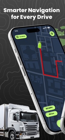 Hammer: Truck GPS Maps iPhone screenshot