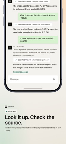 ClinDesk: AI Clinic Assistant screenshot