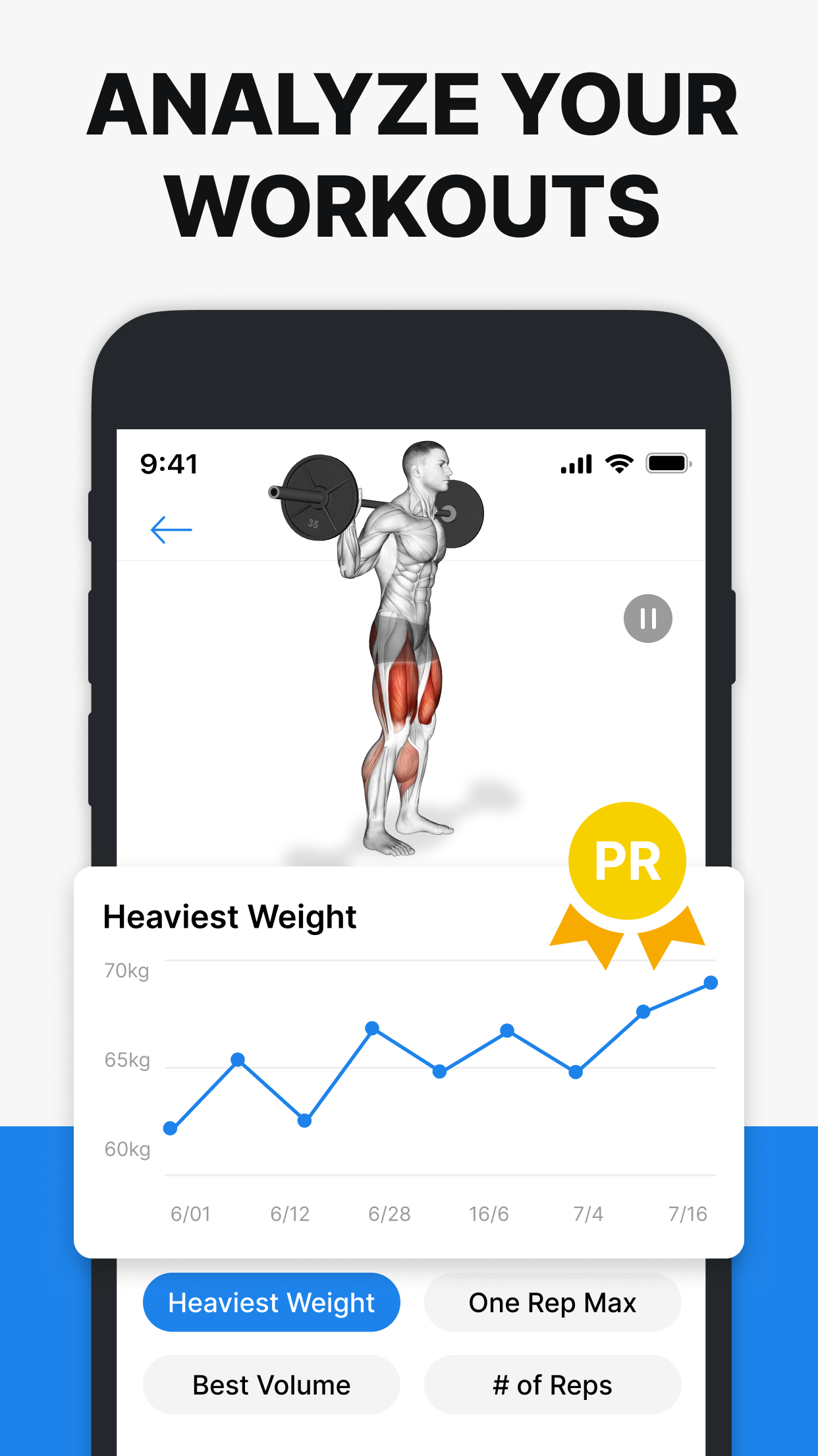 Hevy - Workout Tracker Gym Log screenshot 3