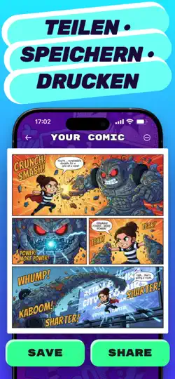 Screenshot von ComiX: AI Comics Book Maker auf dem iPhone 5