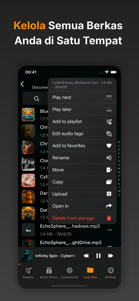 Flacbox: Pemutar Musik Hi-Res screenshot 5