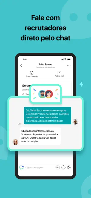 FalaBoss: Vagas por Chat iPhone screenshot 4