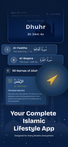 Zikrah: Prayer Times & Qibla screenshot