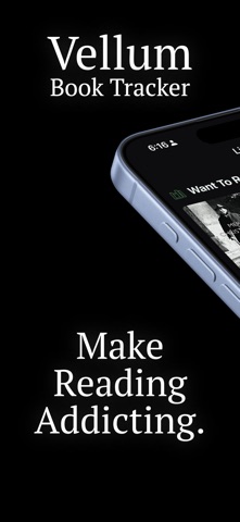 Vellum: Book Tracking iPhone screenshot