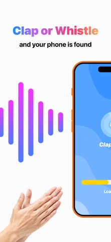 ClapTrack : Clap to Find Phone iPhone screenshot