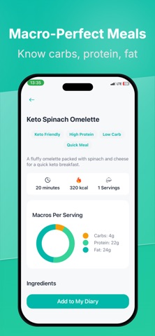 Sup: AI Keto Diet Tracker App Screenshot 8 of 10