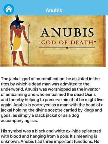 Egypt Mythology & Legends iPad screenshot