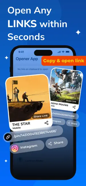 Link Opener: Save All URLs screenshot 1