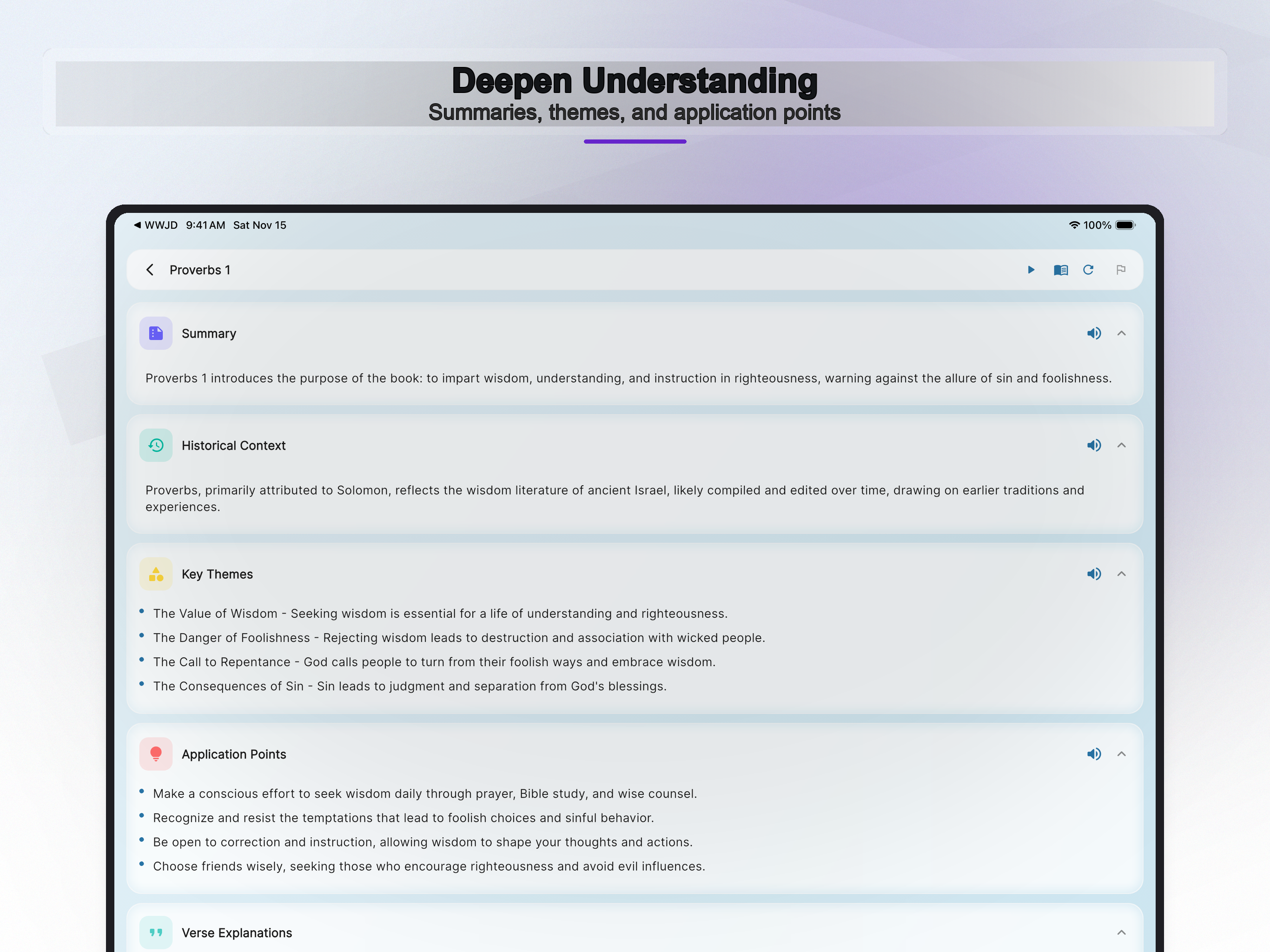 WWJD: AI Bible Study & Chat
