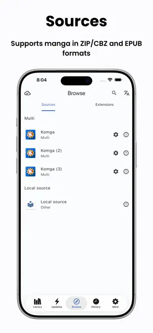 Tachimanga screenshot 2