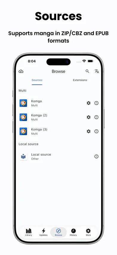 Tachimanga screenshot 2