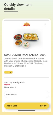 Paradise Biryani - Bay Area iPhone screenshot