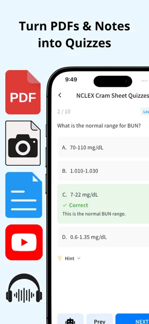 AI Quiz Generator - DeepStudy screenshot 2