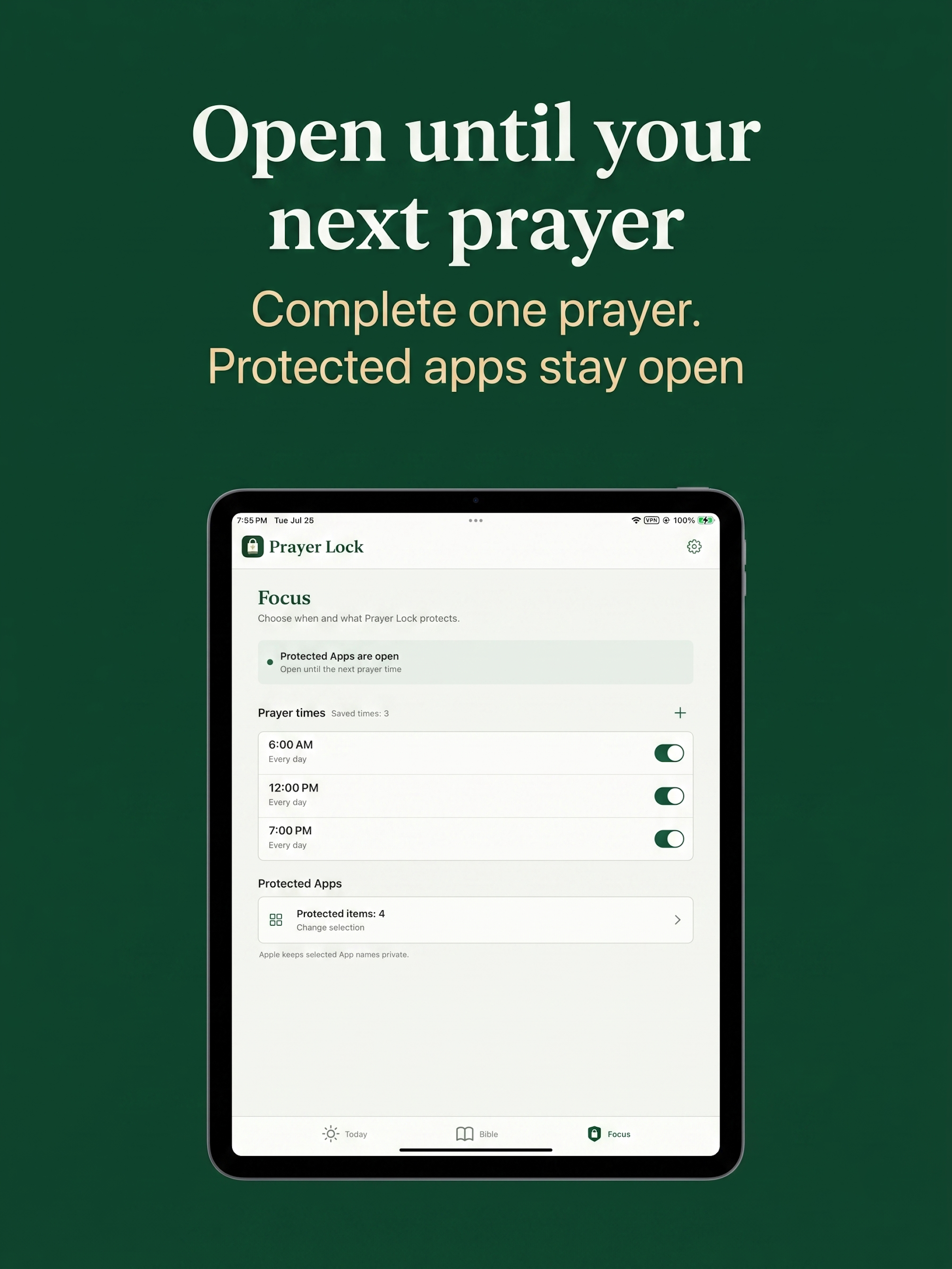 Prayer Lock: Bible Focus screenshot 12