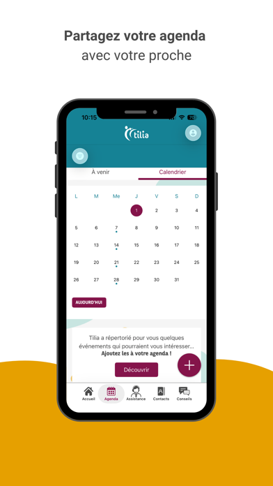 Screenshot #2 pour Tilia pour les aidants