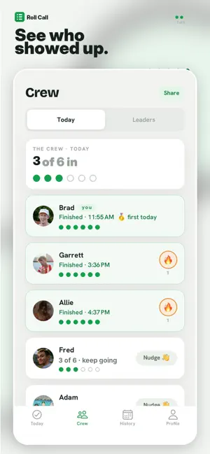 Roll Call — 75-Day Challenge screenshot 2