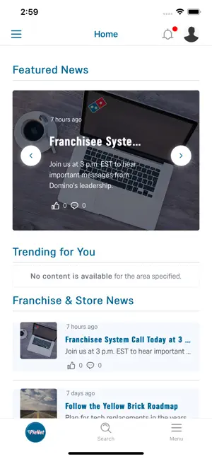 Domino’s PieNet screenshot 2