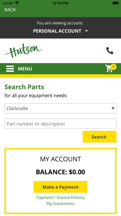 Hutson Customer Portal