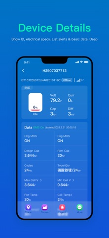 Linaan BMS screenshot