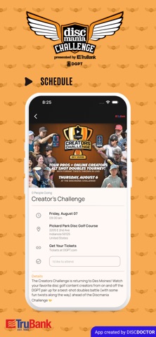 Discmania Challenge iPhone screenshot