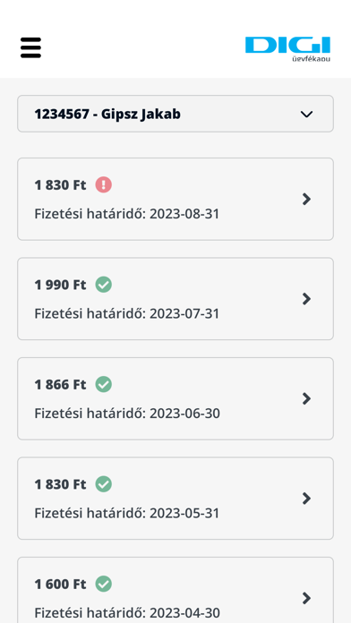 D-Ügyfélkapu Screenshot