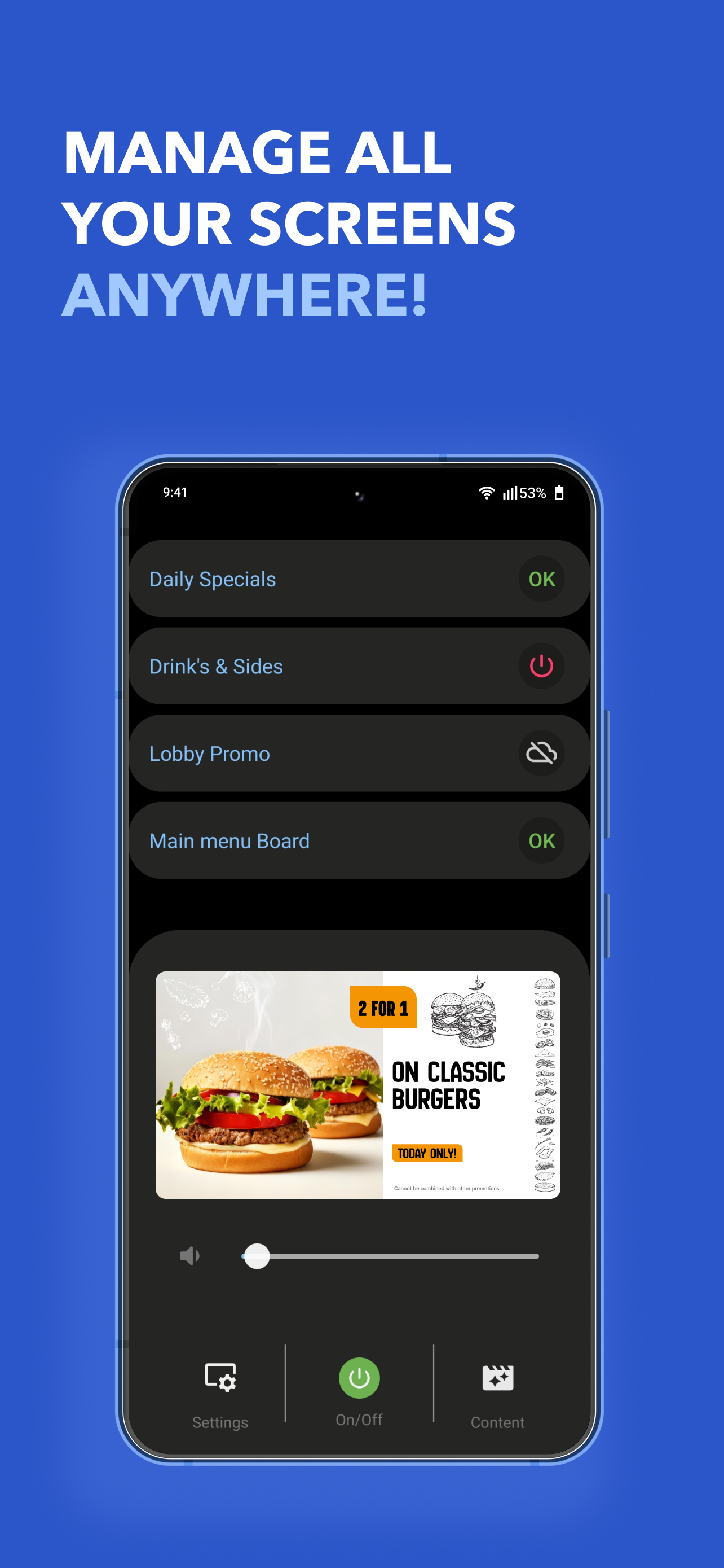 DS-GO: Digital Signage App