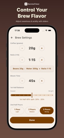 BaristaTimer: Brew Timer & Log Screenshot 3 of 6