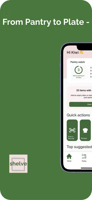 Shelve: Meal Planner & Pantry screenshot 1