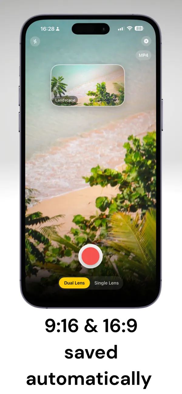 DuoLens: Dual Camera Video Screenshot 2