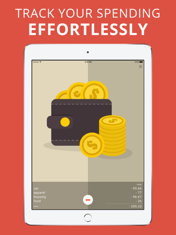 Money Gone?! Expense Tracker iPad screenshot 4 - Finance app