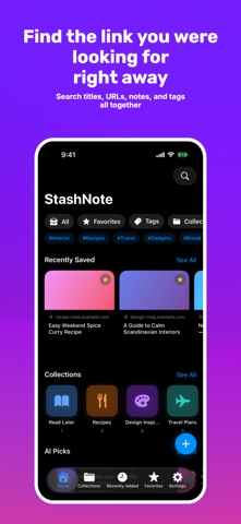 StashNote Bookmarks Read Later Screenshot 8 of 10