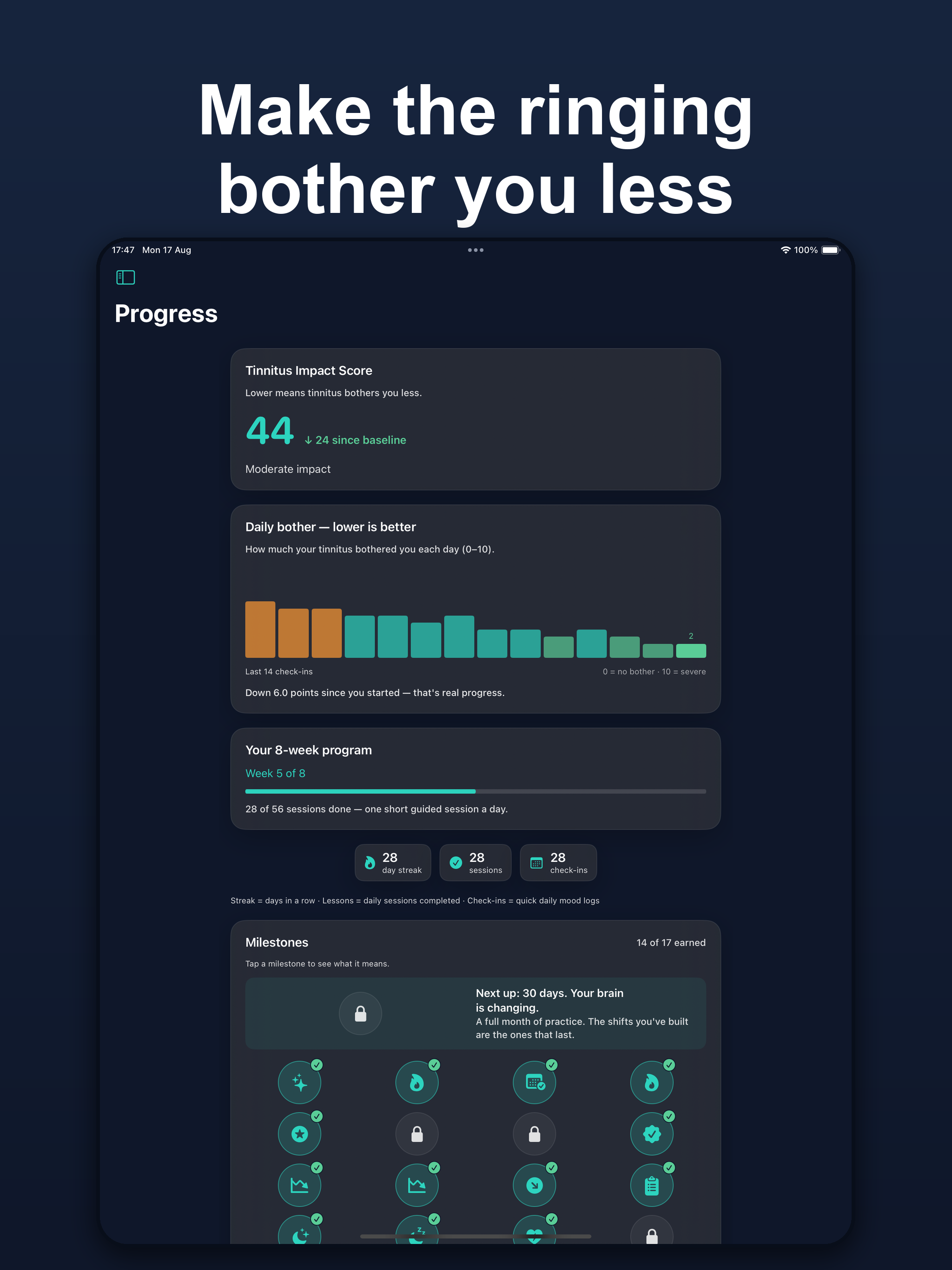 Earpeace: Tinnitus Relief screenshot 4