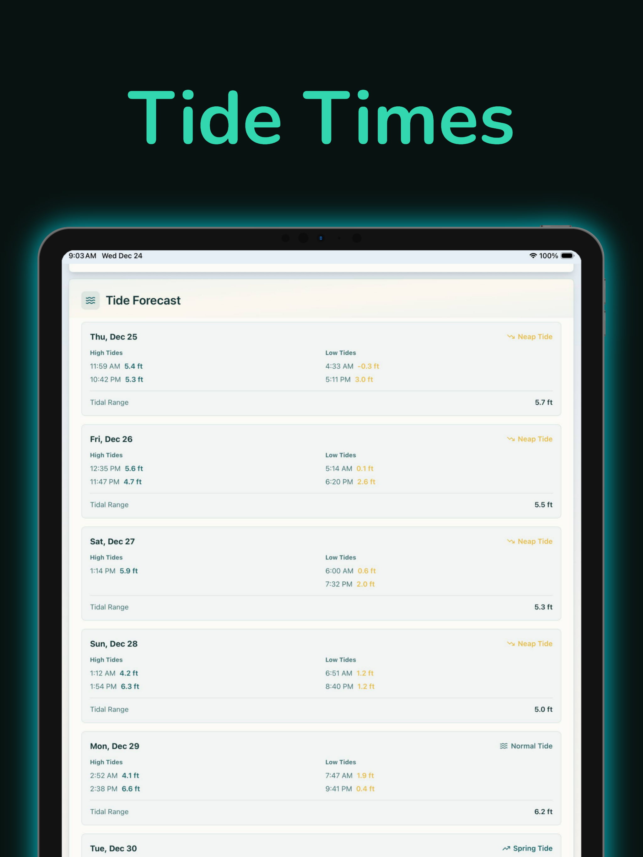 TideWise: NOAA Tides & Charts screenshot 16