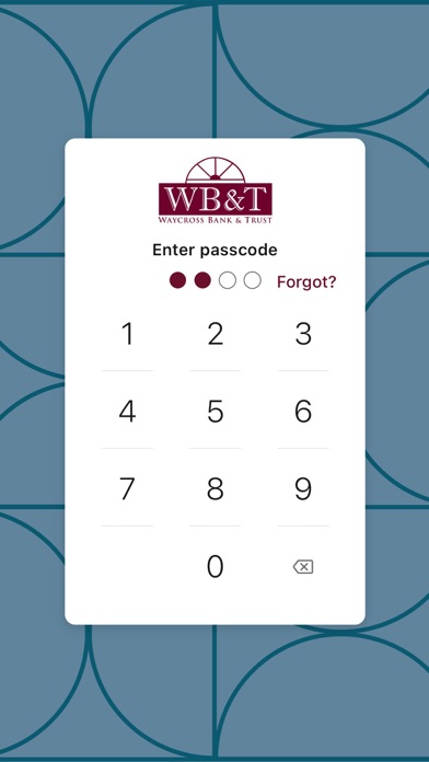 WB&T iPhone screenshot 2 - Finance app
