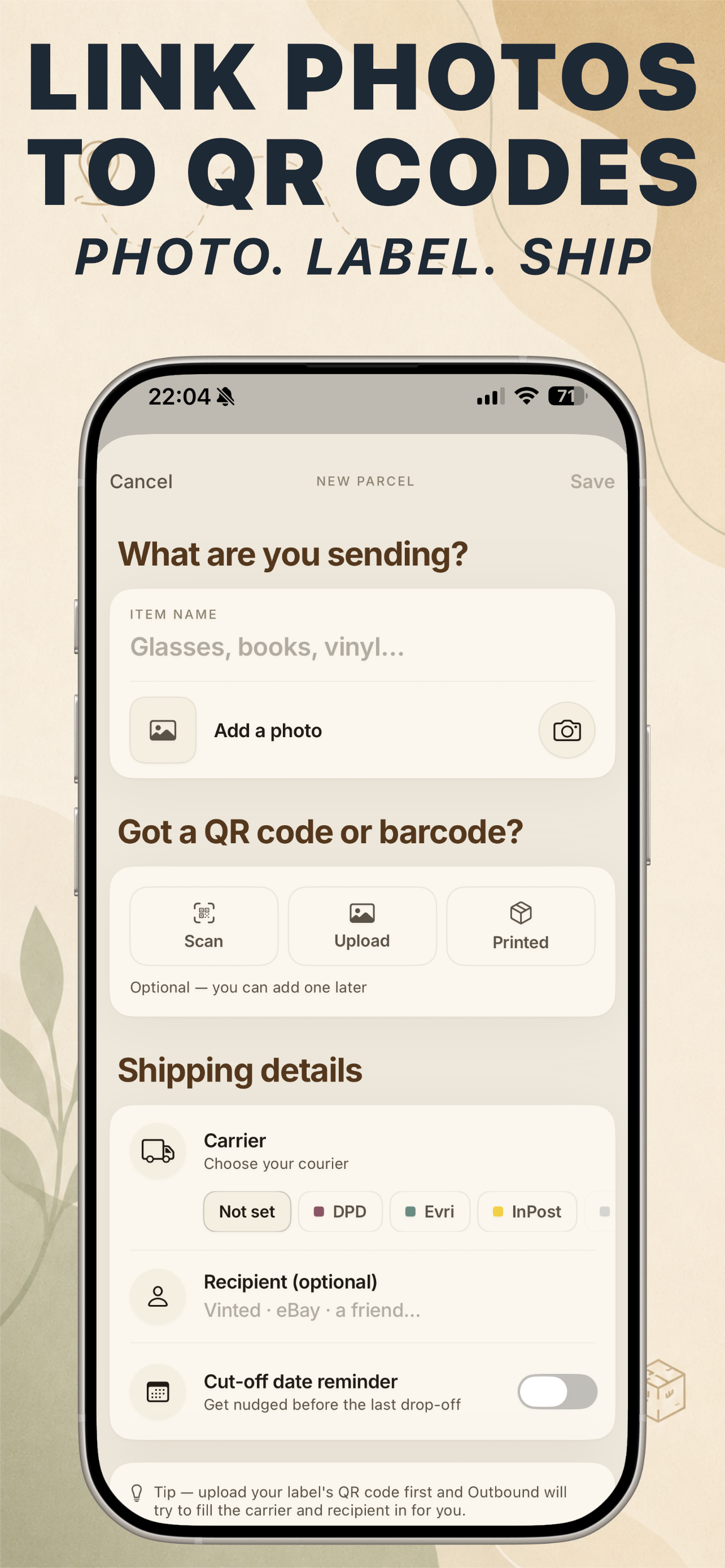 Outbound Parcel Manager screenshot 3