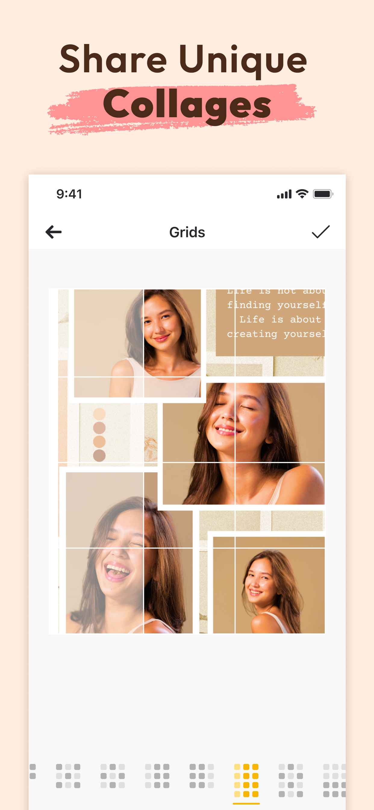 Grid post & Photo layout maker