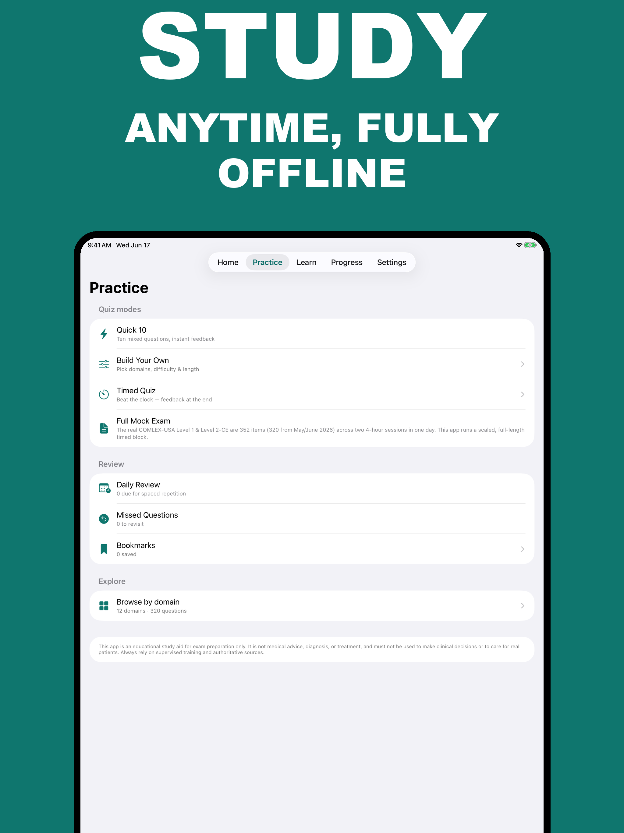 COMLEX Prep: Practice Test screenshot 10