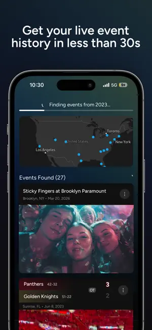 FanFeed: Relive Shows & Events screenshot 1