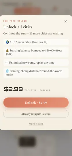 Captura de pantalla de Pathfinder - Cultural Transit en iPhone 6