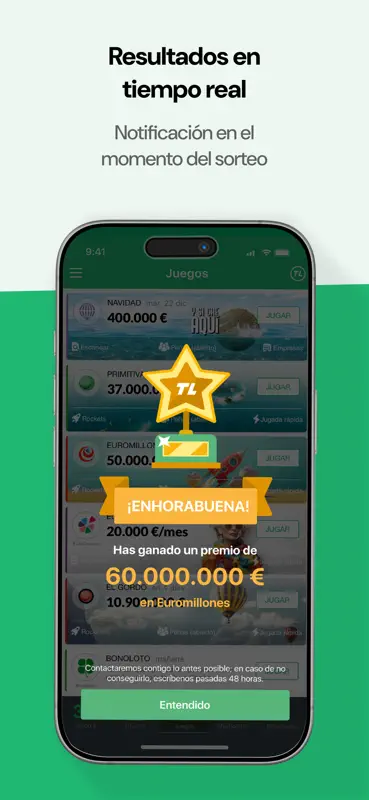 TuLotero compra Lotería online screenshot 5 of 9